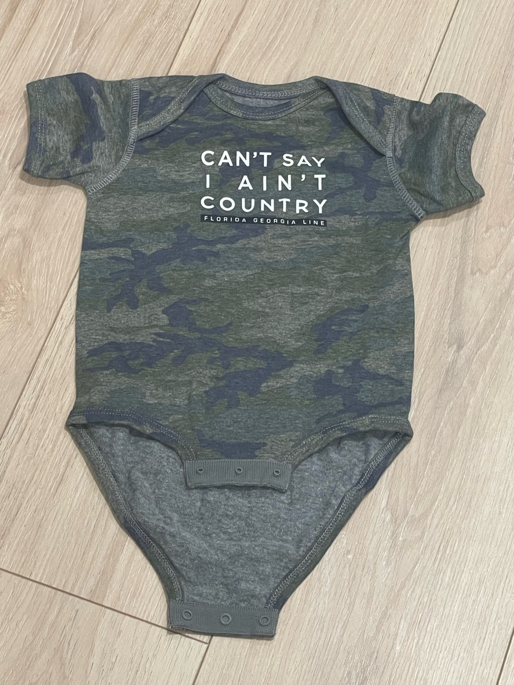 NWOT - FL GA Line Camo Baby One-Piece